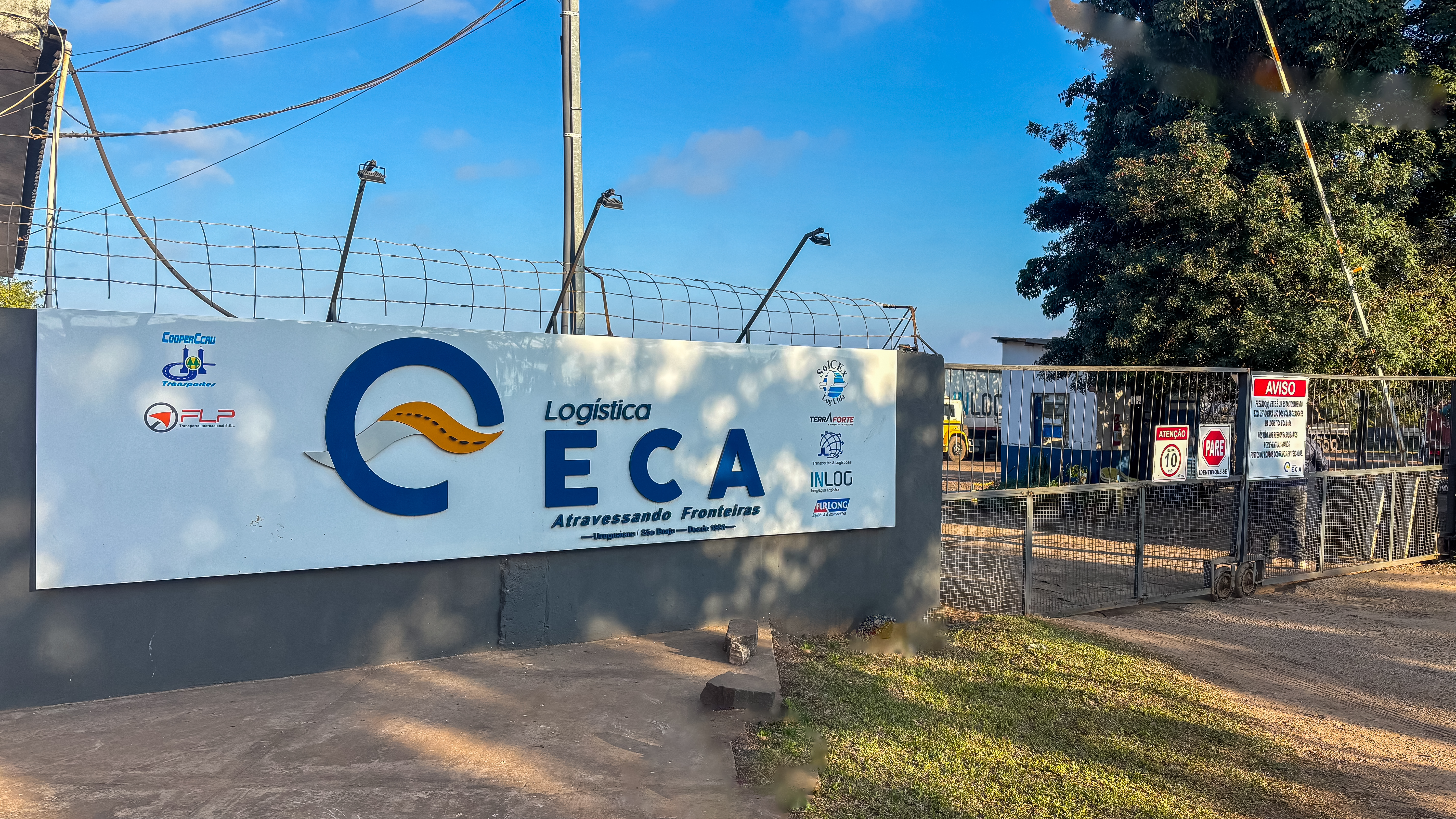 Fachada da ECA Logística